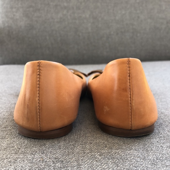 J. CREW - Made in Italy Leather Flats w/Bow - Picture 8 of 11
